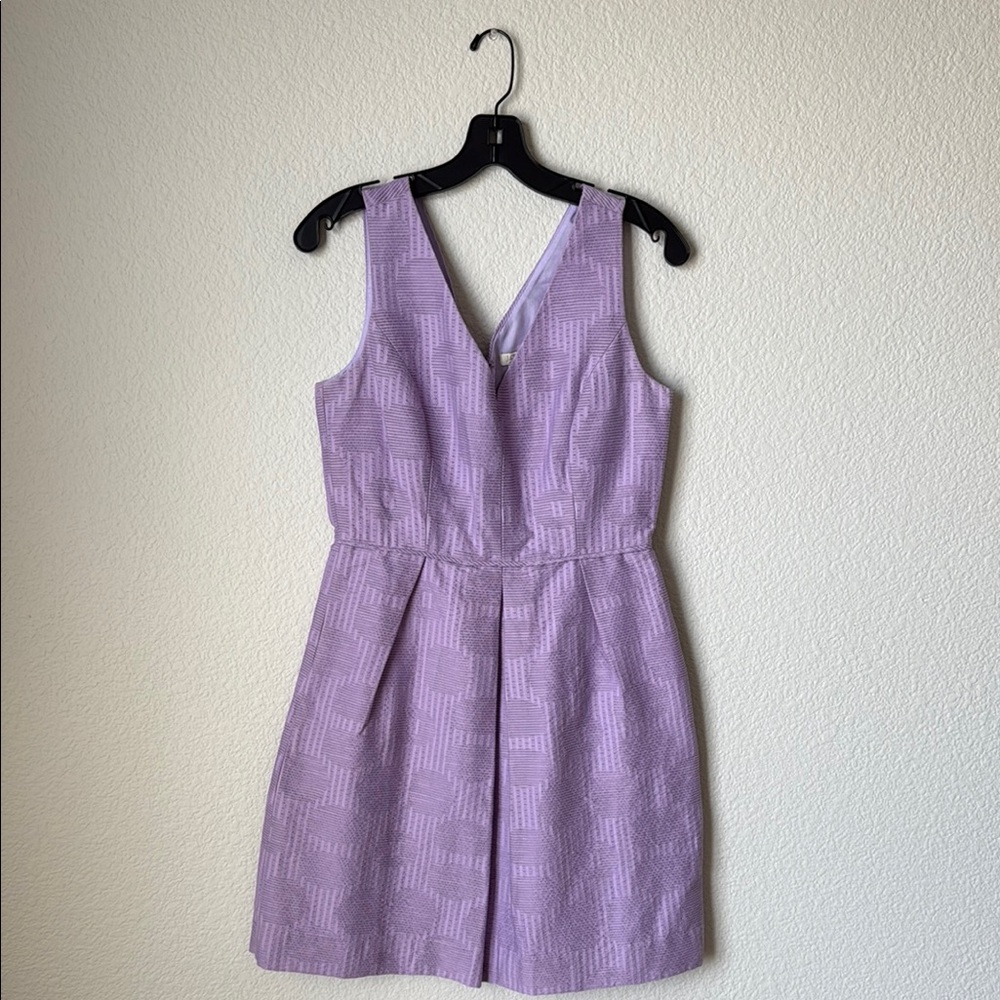 J. Crew Purple V-Neck Sundress Mini